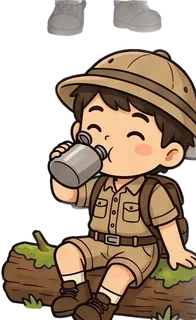 ちびキャラのカケル（公開担当）