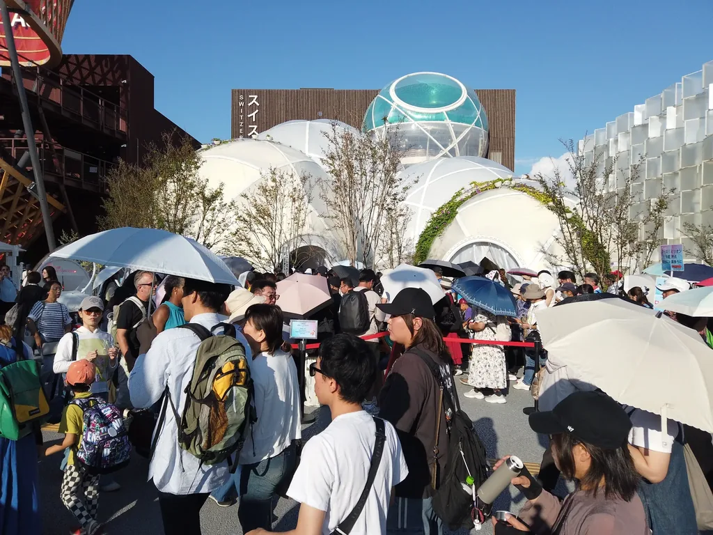 閉幕前の夢洲の表情