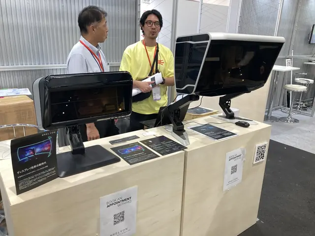 BRELYON のディスプレイ技術展示ブース