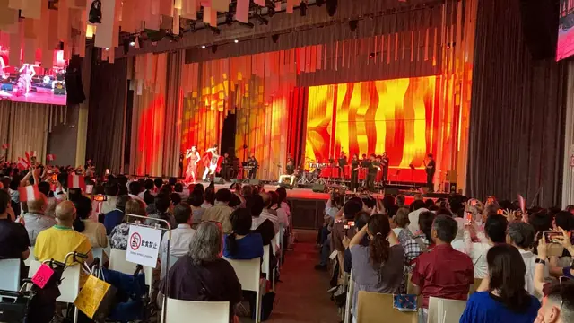 コンサートの熱気